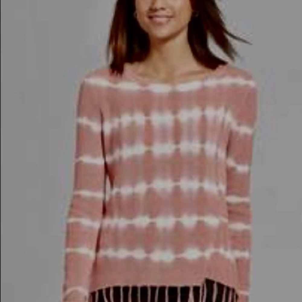 Knox Rose tie dye boho sweater XS